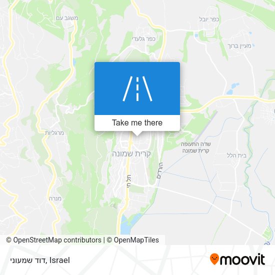 דוד שמעוני map