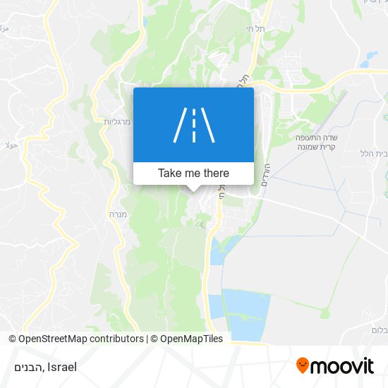 הבנים map