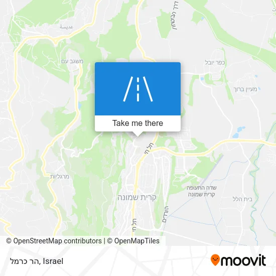 Карта הר כרמל