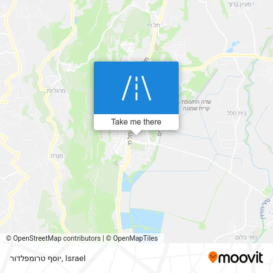 Карта יוסף טרומפלדור