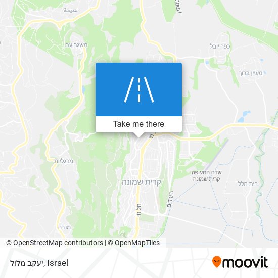 יעקב מלול map