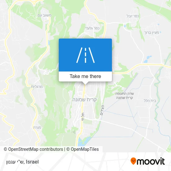 Карта ש"י עגנון