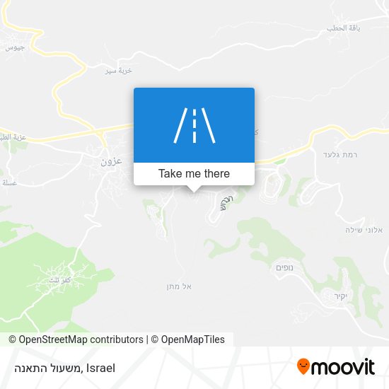 משעול התאנה map