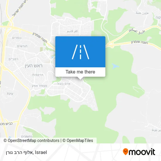 Карта אלוף הרב גורן