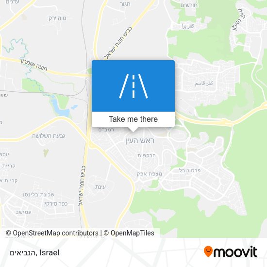 הנביאים map