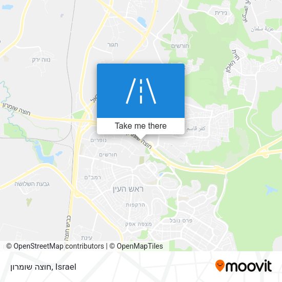 Карта חוצה שומרון