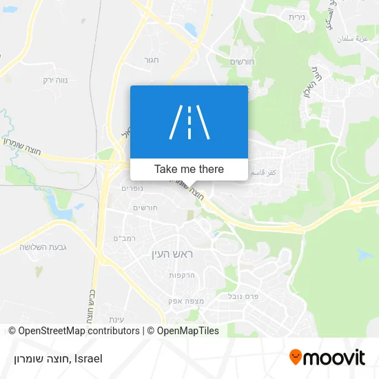 Карта חוצה שומרון