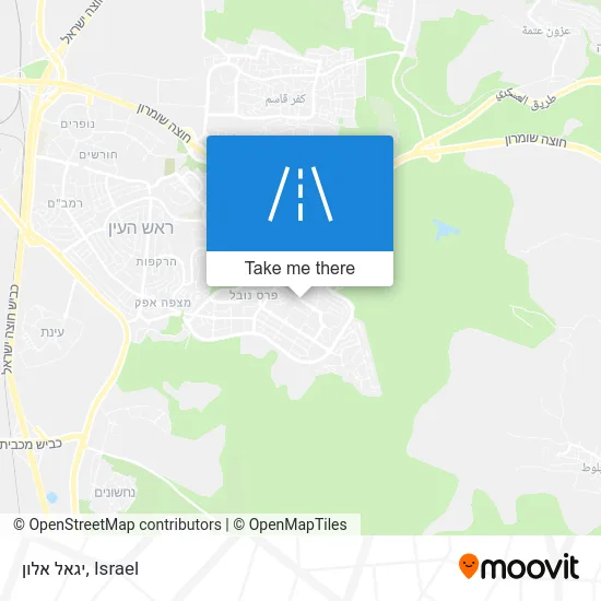 Карта יגאל אלון