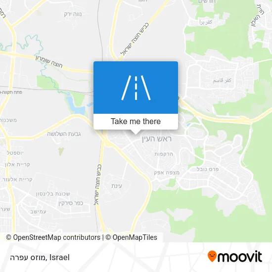Карта מוזס עפרה