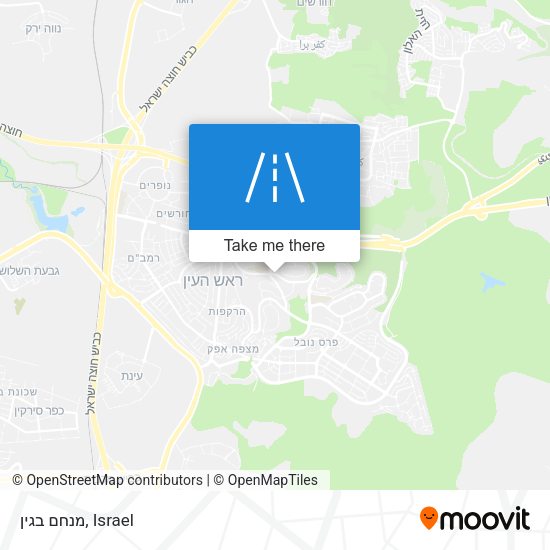 מנחם בגין map