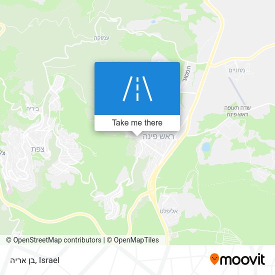 בן אריה map