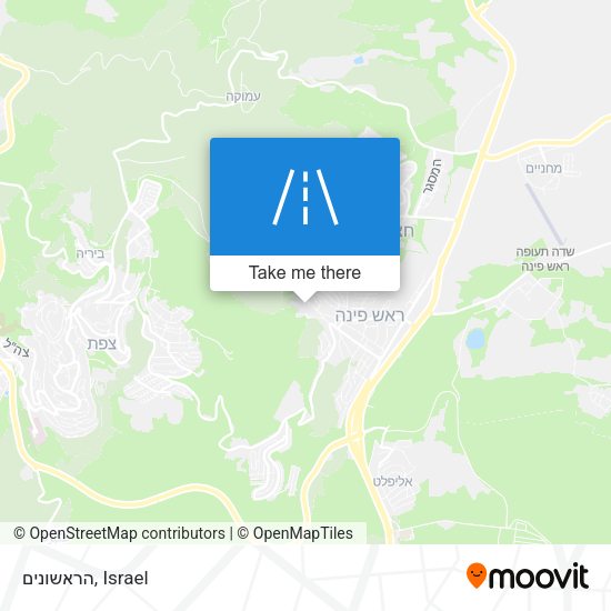 הראשונים map