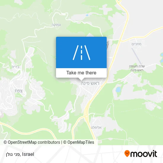 Карта פני גולן