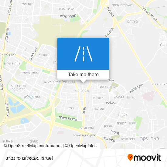 אבשלום פיינברג map
