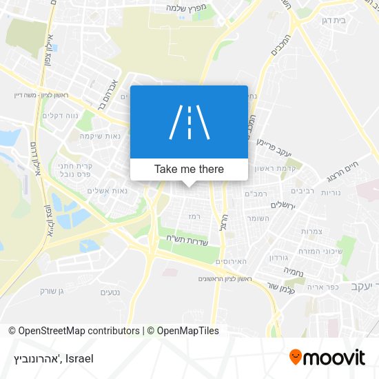 אהרונוביץ' map