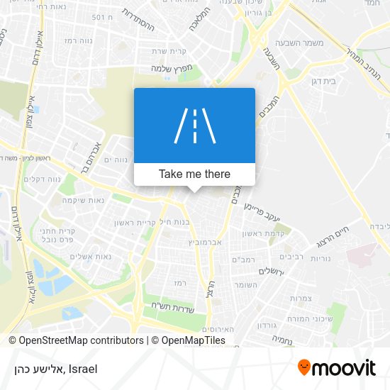 אלישע כהן map