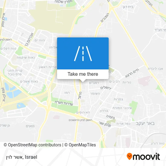 Карта אשר לוין