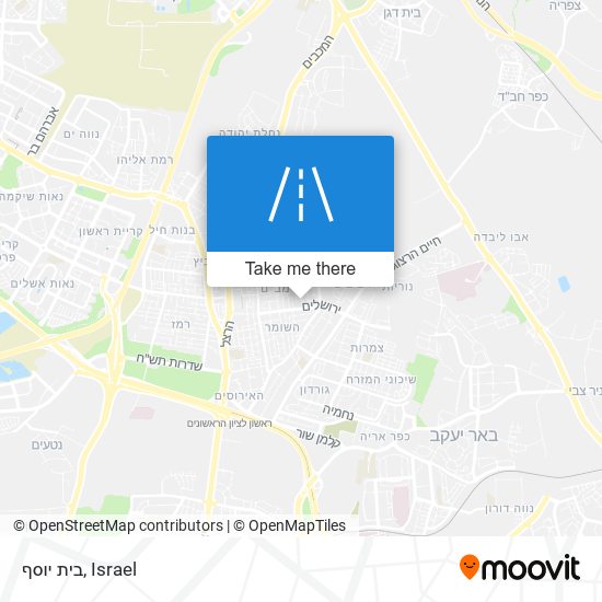 בית יוסף map