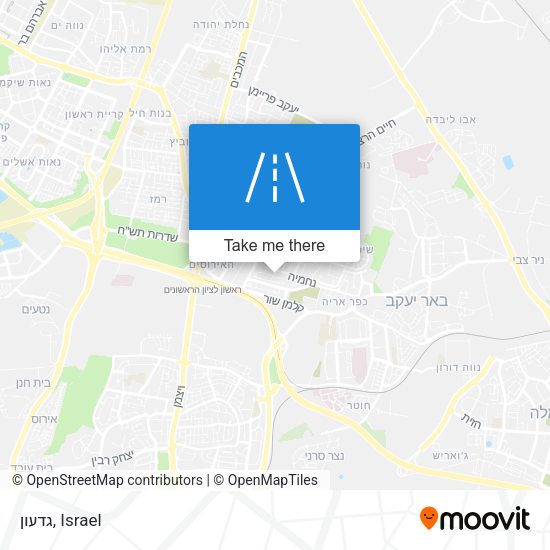 גדעון map