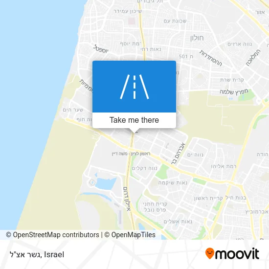 Карта גשר אצ"ל