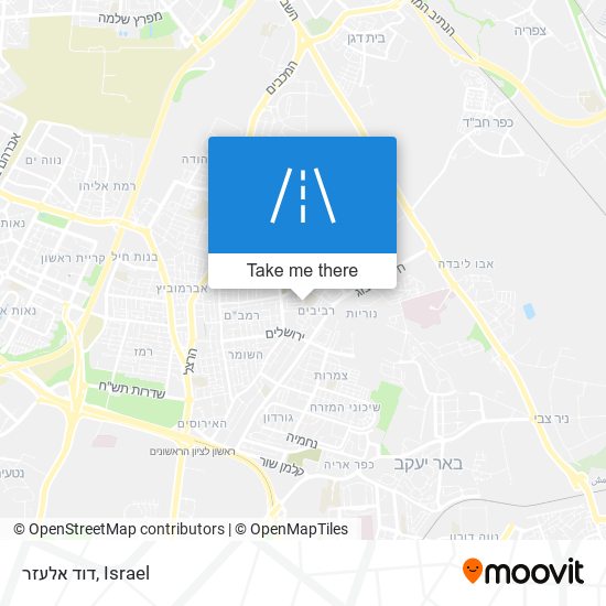 דוד אלעזר map