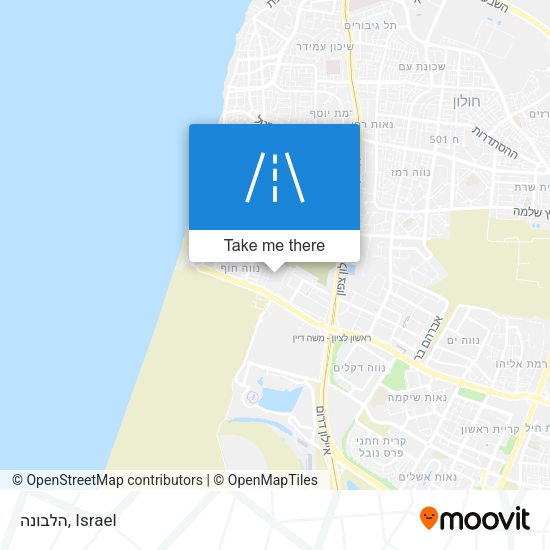 הלבונה map