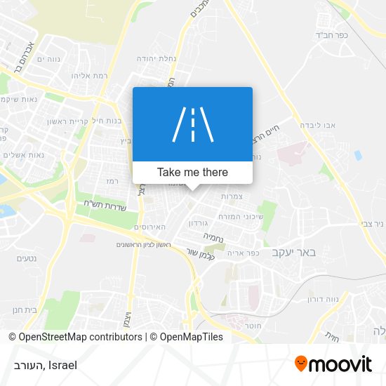 העורב map