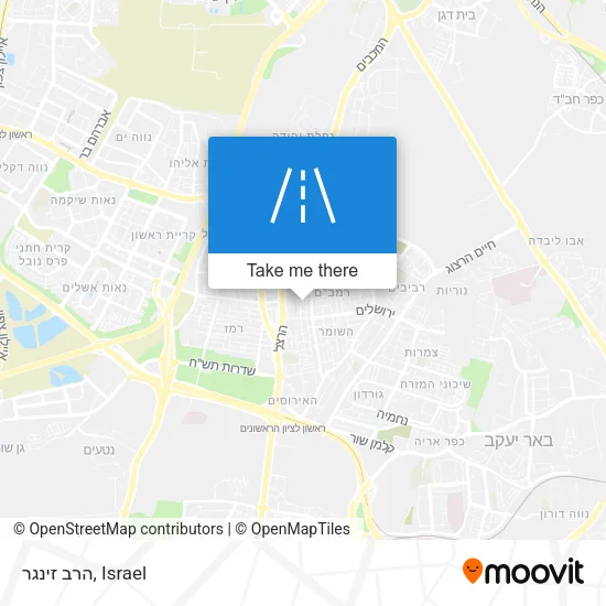 Карта הרב זינגר
