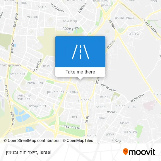 Карта זייצר חוה ובנימין