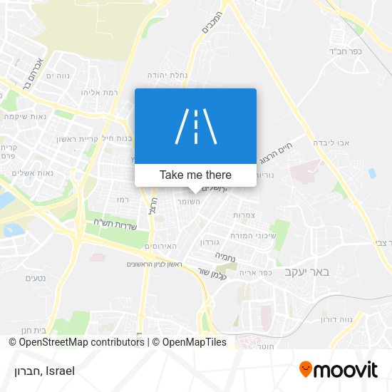 Карта חברון
