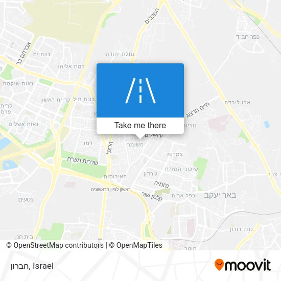 Карта חברון