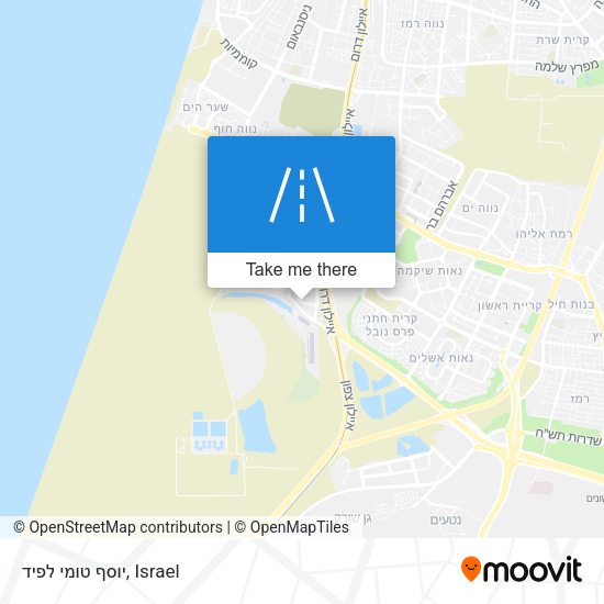 יוסף טומי לפיד map