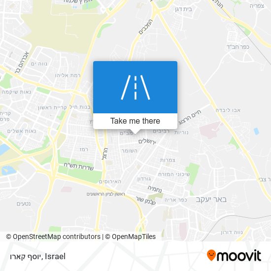 יוסף קארו map