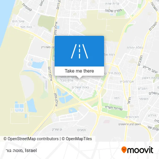מוטה גור map