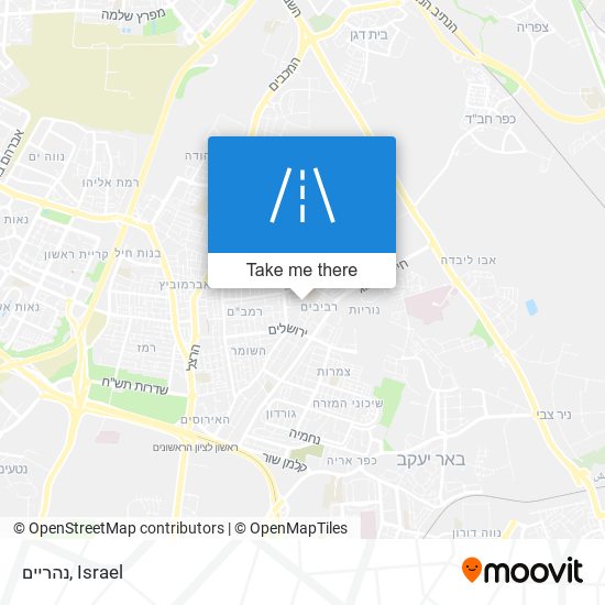 נהריים map