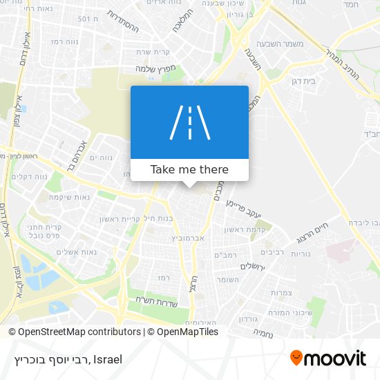 רבי יוסף בוכריץ map