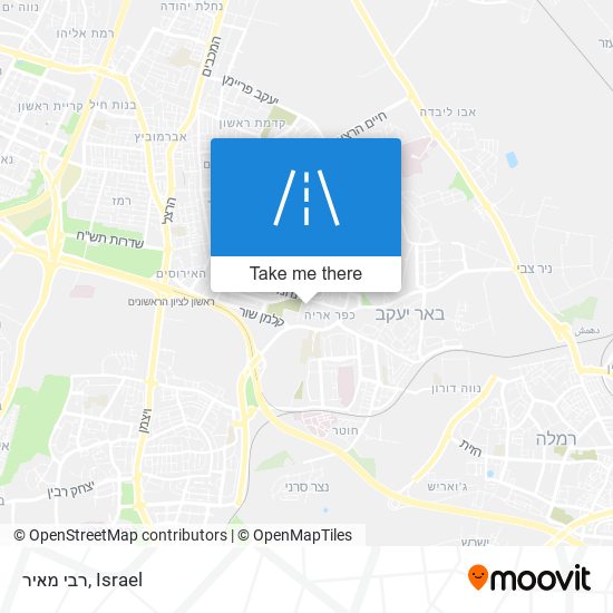 רבי מאיר map