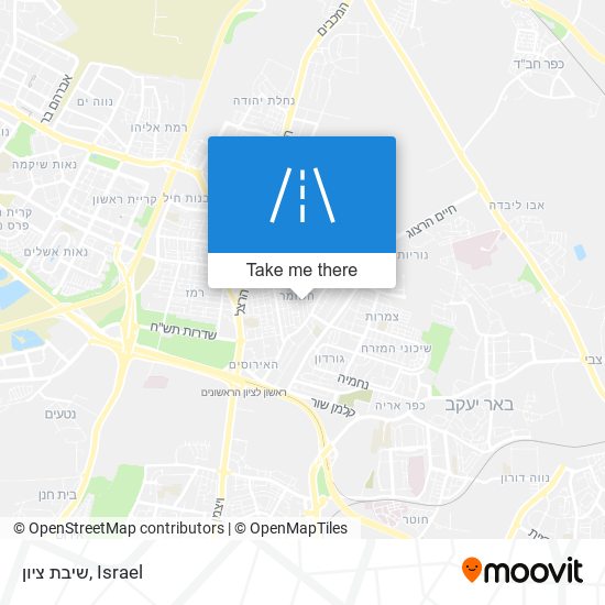 שיבת ציון map