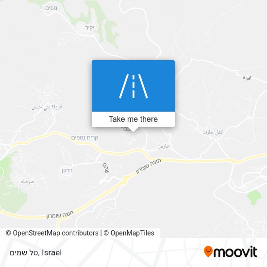 טל שמים map