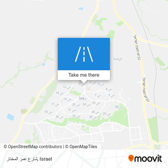 شارع عمر المختار map
