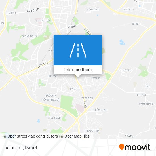 בר כוכבא map