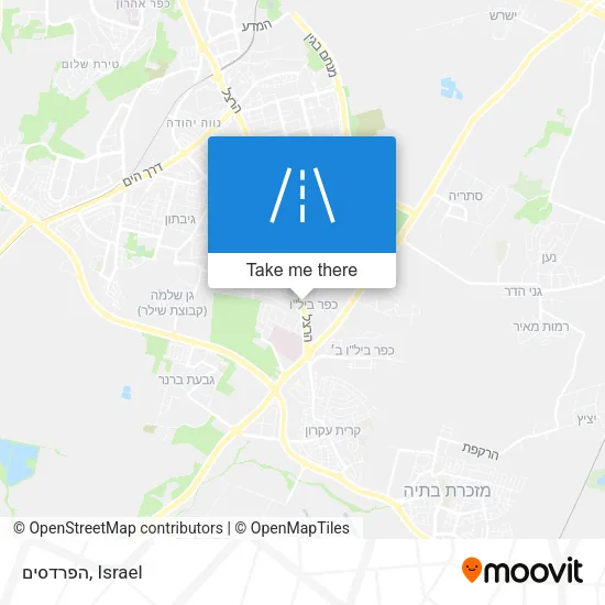 Карта הפרדסים