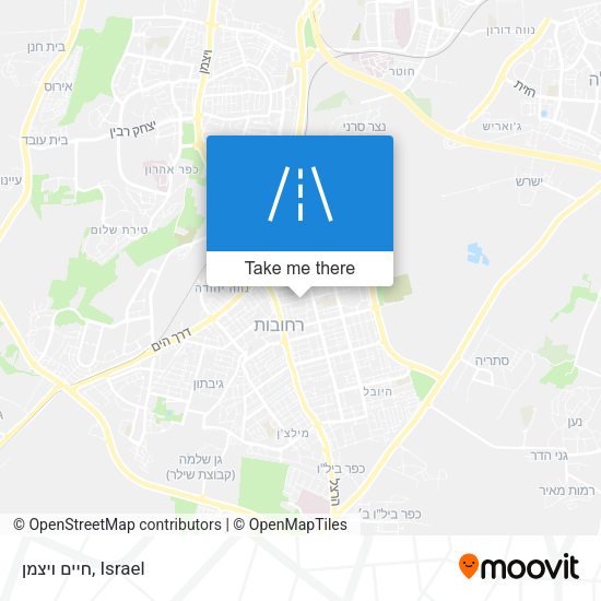 חיים ויצמן map