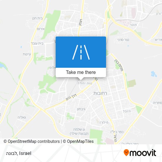 לבונה map