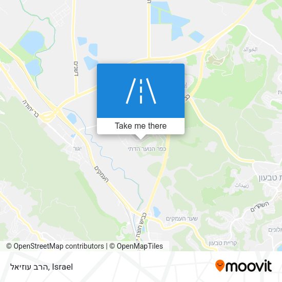 הרב עוזיאל map