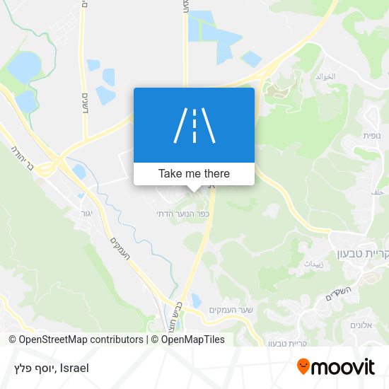 יוסף פלץ map