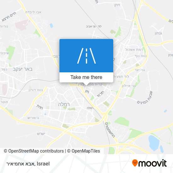 אבא אחמיאיר map