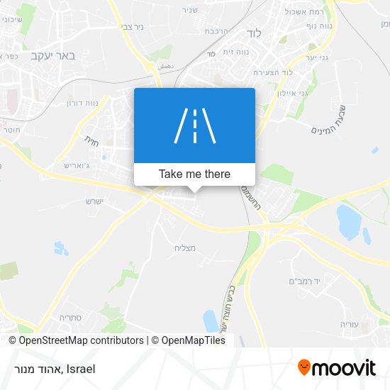 אהוד מנור map