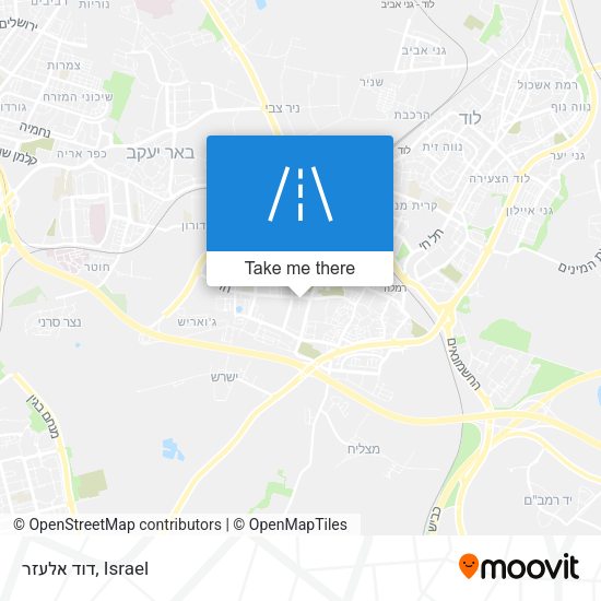 דוד אלעזר map