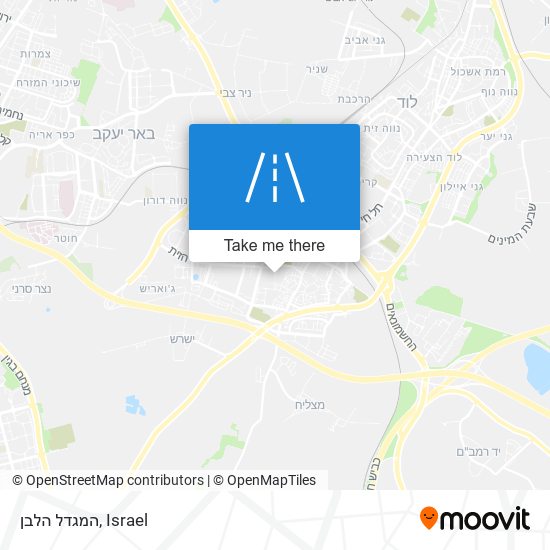 המגדל הלבן map